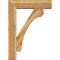 Ekena Millwork Legacy Block Rough Sawn Bracket w/ Offset Brace, Western Red Cedar, 8"W x 32"D x 44"H BKT0806X32X44LEC05RWR - alternate 4